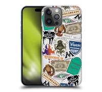 Head Case Designs Officially Licensed Harry Potter Logo Collage Locations Typography Hard Back Case Compatible With Apple iPhone 14 Pro Max