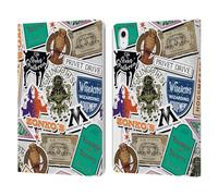 Head Case Designs Officially Licensed Harry Potter Logo Collage Locations Typography Leather Wallet Case Compatible With Apple iPad Air 11 2020/2022/2024/2025