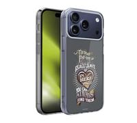 Head Case Designs Officially Licensed Harry Potter Love us Never Leave us Sirius Deathly Hallows XIV Gel Case [Military Grade] Compatible with Apple iPhone 17 Pro Max and Compatible with MagSafe