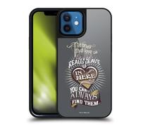 Head Case Designs Officially Licensed Harry Potter Love us Never Leave us Sirius Deathly Hallows XIV Gel Armour Case [Military Grade Protection] Compatible With Apple iPhone 12 / iPhone 12 Pro