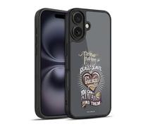 Head Case Designs Officially Licensed Harry Potter Love us Never Leave us Sirius Deathly Hallows XIV Gel Armour Case [Military Grade Protection] Compatible With Apple iPhone 16