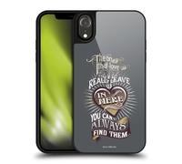 Head Case Designs Officially Licensed Harry Potter Love us Never Leave us Sirius Deathly Hallows XIV Gel Armour Case [Military Grade Protection] Compatible With Apple iPhone XR