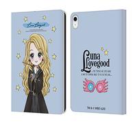 Head Case Designs Officially Licensed Harry Potter Luna Lovegood Deathly Hallows XXXVII Leather Wallet Case Compatible With Apple iPad 10.9 2022/2025