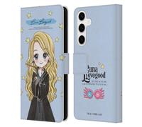 Head Case Designs Officially Licensed Harry Potter Luna Lovegood Deathly Hallows XXXVII Leather Wallet Case Compatible With Samsung Galaxy S24+ 5G