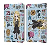 Head Case Designs Officially Licensed Harry Potter Luna Pattern Deathly Hallows XXXVII Leather Wallet Case Compatible With Apple iPad 9.7 2017 / iPad 9.7 2018