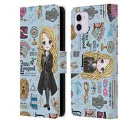 Head Case Designs Officially Licensed Harry Potter Luna Pattern Deathly Hallows XXXVII Leather Wallet Case Compatible With Apple iPhone 11