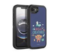 Head Case Designs Officially Licensed Harry Potter Magical Creatures Deathly Hallows I Ultra-Armoured Shockproof Case [Military Grade Protection] Compatible With Apple iPhone 16e / iPhone 17e