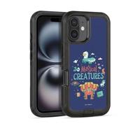 Head Case Designs Officially Licensed Harry Potter Magical Creatures Deathly Hallows I Ultra-Armoured Shockproof Case [Military Grade Protection] Compatible With Apple iPhone 16