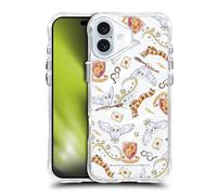 Head Case Designs Officially Licensed Harry Potter Magical Icons Hedwig Gryffindor Pattern SHOCKPROOF BUMPER CASE COMPATIBLE WITH Apple iPhone 16 Plus & MAGSAFE