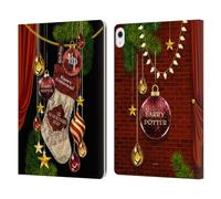 Head Case Designs Officially Licensed Harry Potter Marauder's Map Christmas Ornaments Leather Wallet Case Compatible With Apple iPad Air 13 2024/2025