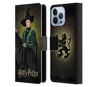 Head Case Designs Officially Licensed Harry Potter Minerva Mcgonagall Chamber Of Secrets IV Leather Wallet Case Compatible With Apple iPhone 13 Pro Max
