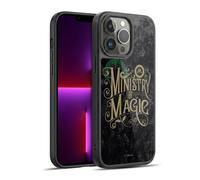 Head Case Designs Officially Licensed Harry Potter Ministry Of Magic Locations Typography Gel Armour Case [Military Grade Protection] Compatible With Apple iPhone 13 Pro Max