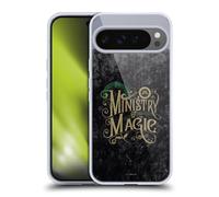 Head Case Designs Officially Licensed Harry Potter Ministry Of Magic Locations Typography Gel Case [Military Grade Protection] Compatible With Google Pixel 9 Pro XL