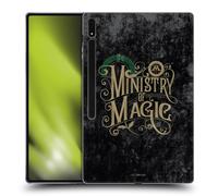 Head Case Designs Officially Licensed Harry Potter Ministry Of Magic Locations Typography Gel Case [Military Grade Protection] Compatible With Samsung Galaxy Tab S8 Ultra