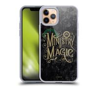 Head Case Designs Officially Licensed Harry Potter Ministry Of Magic Locations Typography Gel Case [Military Grade Protection] Compatible with Apple iPhone 11 Pro and Compatible with MagSafe