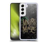 Head Case Designs Officially Licensed Harry Potter Ministry Of Magic Locations Typography Hard Back Case Compatible With Samsung Galaxy S22 5G