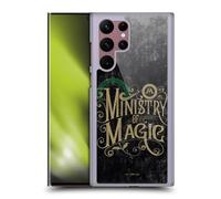 Head Case Designs Officially Licensed Harry Potter Ministry Of Magic Locations Typography Hard Back Case Compatible With Samsung Galaxy S22 Ultra 5G