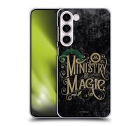 Head Case Designs Officially Licensed Harry Potter Ministry Of Magic Locations Typography Hard Back Case Compatible With Samsung Galaxy S23+ 5G