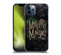 Head Case Designs Officially Licensed Harry Potter Ministry Of Magic Locations Typography Hard Back Case Compatible With Apple iPhone 12 / iPhone 12 Pro