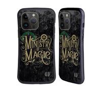 Head Case Designs Officially Licensed Harry Potter Ministry Of Magic Locations Typography Hybrid Case Compatible With Apple iPhone 15 Pro Max