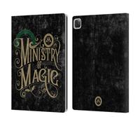 Head Case Designs Officially Licensed Harry Potter Ministry Of Magic Locations Typography Leather Wallet Case Compatible With Apple iPad Pro 12.9 2020/2021/2022