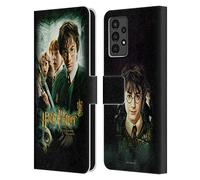 Head Case Designs Officially Licensed Harry Potter Movie Poster Chamber Of Secrets III Leather Wallet Case Compatible With Samsung Galaxy A13 (2022)