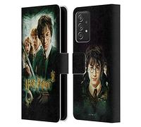 Head Case Designs Officially Licensed Harry Potter Movie Poster Chamber Of Secrets III Leather Wallet Case Compatible With Galaxy A52 / A52s / 5G (2021)