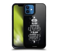 Head Case Designs Officially Licensed Harry Potter Nothing To Fear Quote Deathly Hallows XIV Gel Armour Case [Military Grade Protection] Compatible With Apple iPhone 12 / iPhone 12 Pro