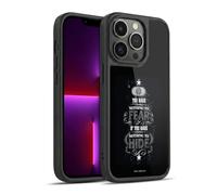 Head Case Designs Officially Licensed Harry Potter Nothing To Fear Quote Deathly Hallows XIV Gel Armour Case [Military Grade Protection] Compatible With Apple iPhone 13 Pro