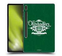 Head Case Designs Officially Licensed Harry Potter Ollivanders Locations Typography Gel Case [Military Grade Protection] Compatible With Samsung Galaxy Tab S8 Plus