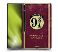 Head Case Designs Officially Licensed Harry Potter Platform 9 3/4 Locations Typography Gel Case [Military Grade Protection] Compatible With Samsung Galaxy Tab S8 Ultra