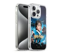 Head Case Designs Officially Licensed Harry Potter Poster 2 Sorcerer's Stone II Gel Case [Military Grade Protection] Compatible with Apple iPhone 15 Pro and Compatible with MagSafe