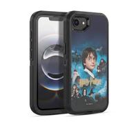 Head Case Designs Officially Licensed Harry Potter Poster 2 Sorcerer's Stone II Ultra-Armoured Shockproof Case [Military Grade Protection] Compatible With Apple iPhone 16e / iPhone 17e