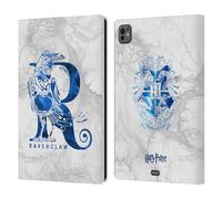 Head Case Designs Officially Licensed Harry Potter Ravenclaw Aguamenti Deathly Hallows IX Leather Wallet Case Compatible With Apple iPad Pro 11 M4/M5 2024/2025