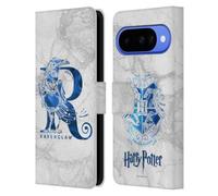 Head Case Designs Officially Licensed Harry Potter Ravenclaw Aguamenti Deathly Hallows IX Leather Wallet Case Compatible With Google Pixel 10