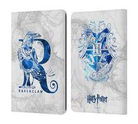 Head Case Designs Officially Licensed Harry Potter Ravenclaw Aguamenti Deathly Hallows IX Leather Wallet Case Compatible With Kindle Paperwhite 1/2 / 3