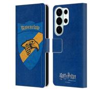 Head Case Designs Officially Licensed Harry Potter Ravenclaw Crest Sorcerer's Stone I Leather Wallet Case Compatible With Samsung Galaxy S26 Ultra