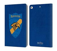 Head Case Designs Officially Licensed Harry Potter Ravenclaw Crest Sorcerer's Stone I Leather Wallet Case Compatible With Apple iPad 9.7 2017 / iPad 9.7 2018