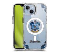 Head Case Designs Officially Licensed Harry Potter Ravenclaw Houses Shockproof Bumper Case [Military Grade Protection] Compatible with Apple iPhone 14 and Compatible with MagSafe
