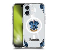 Head Case Designs Officially Licensed Harry Potter Ravenclaw Houses Shockproof Bumper Case [Military Grade Protection] Compatible with Apple iPhone 16 and Compatible with MagSafe
