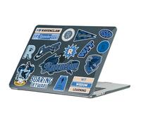 Head Case Designs Officially Licensed Harry Potter Ravenclaw Icons Black Glitter Hard Crystal Armour Laptop Case compatible with MacBook Air 13.6" M2 A2681/M3 A3113/M4 A3240 2022/2024/2025