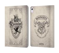 Head Case Designs Officially Licensed Harry Potter Ravenclaw Parchment Sorcerer's Stone I Leather Wallet Case Compatible With Apple iPad Air 13 2024/2025