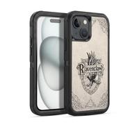 Head Case Designs Officially Licensed Harry Potter Ravenclaw Parchment Sorcerer's Stone I Ultra-Armoured Shockproof Case [Military Grade Protection] Compatible With Apple iPhone 15