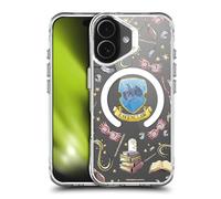Head Case Designs Officially Licensed Harry Potter Ravenclaw Pattern Magical Icons Shockproof Bumper Case [Military Grade Protection] Compatible with Apple iPhone 17 and Compatible with MagSafe