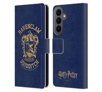 Head Case Designs Officially Licensed Harry Potter Ravenclaw Quidditch Deathly Hallows X Leather Wallet Case Compatible With Samsung Galaxy S26 Plus