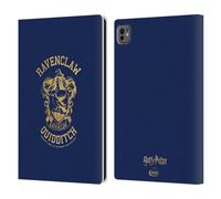 Head Case Designs Officially Licensed Harry Potter Ravenclaw Quidditch Deathly Hallows X Leather Wallet Case Compatible With Apple iPad Pro 11 M4/M5 2024/2025
