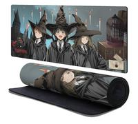 Head Case Designs Officially Licensed Harry Potter Ron, Harry, Hermione Graphics 37.4 x 15.75 x 0.16 inches (900 x 400 mm) - XL Gaming Office Desk PC Keyboard Mouse Mat Pad