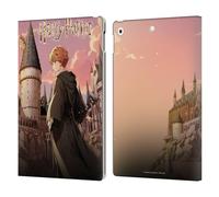 Head Case Designs Officially Licensed Harry Potter Ron Weasley Anime Celebration Leather Wallet Case Compatible With Apple iPad 10.2 2019/2020/2021