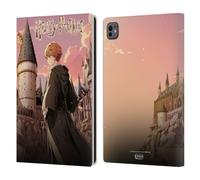 Head Case Designs Officially Licensed Harry Potter Ron Weasley Anime Celebration Leather Wallet Case Compatible With Apple iPad Pro 11 M4/M5 2024/2025