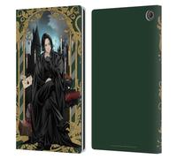Head Case Designs Officially Licensed Harry Potter Severus Snape 25th Anniversary Anime Leather Wallet Case Compatible With Amazon Fire Max 11 2023